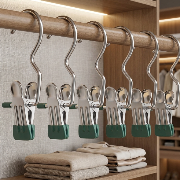 Hook-style Multi-purpose Storage Clips