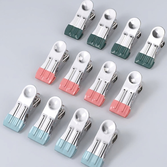 Stainless Steel Windproof Large Clips
